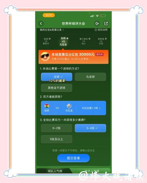 世界杯竞猜平台:每日热门赛事精准推荐 世界杯竞猜平台:每日热门赛事精准推荐
